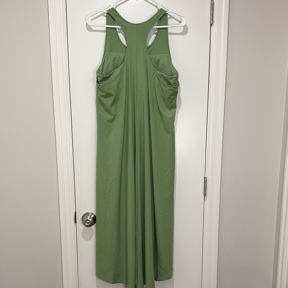 Sage Green High Low Dress - Picture 5 of 6